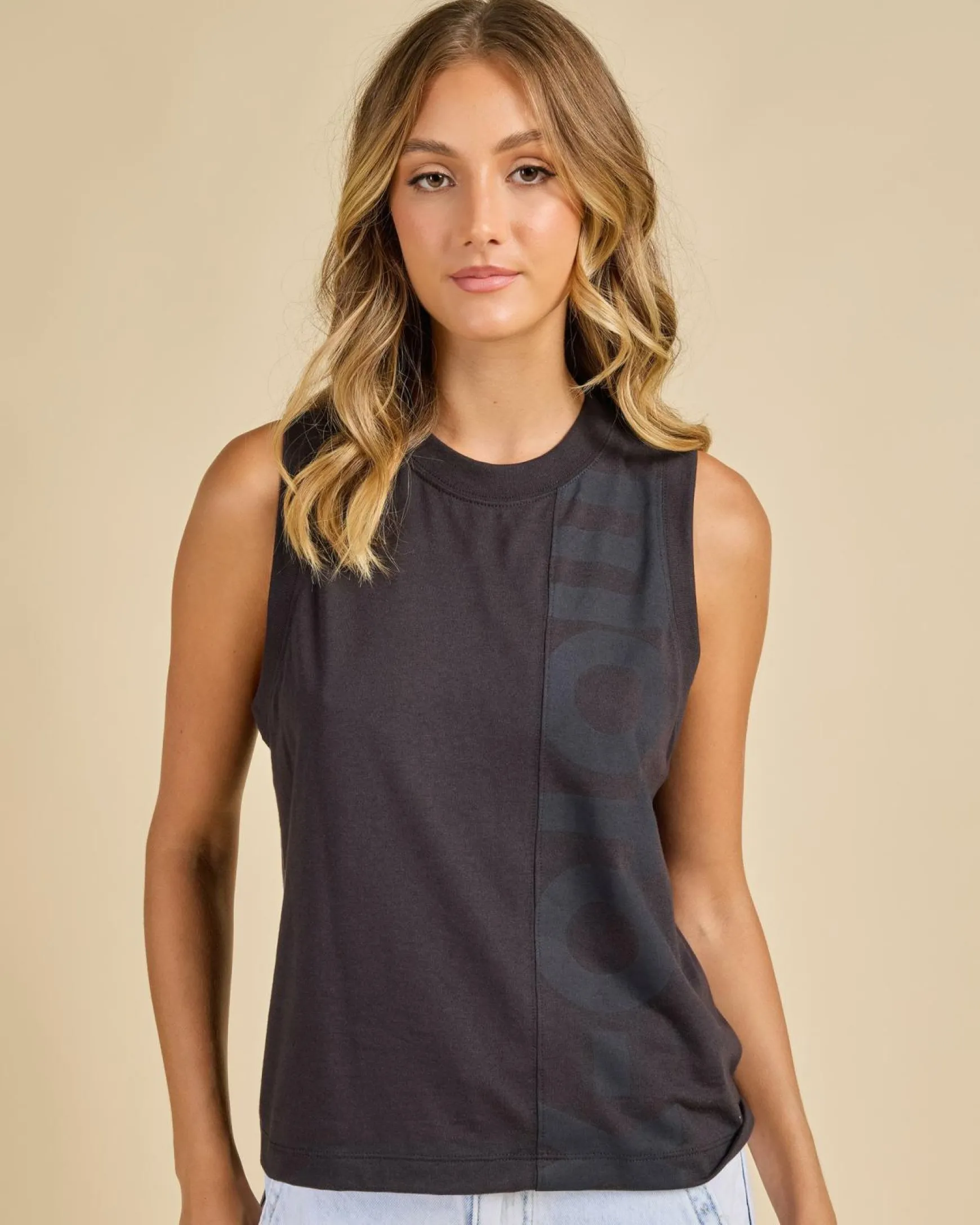 Moto-X Blocked Tank Top