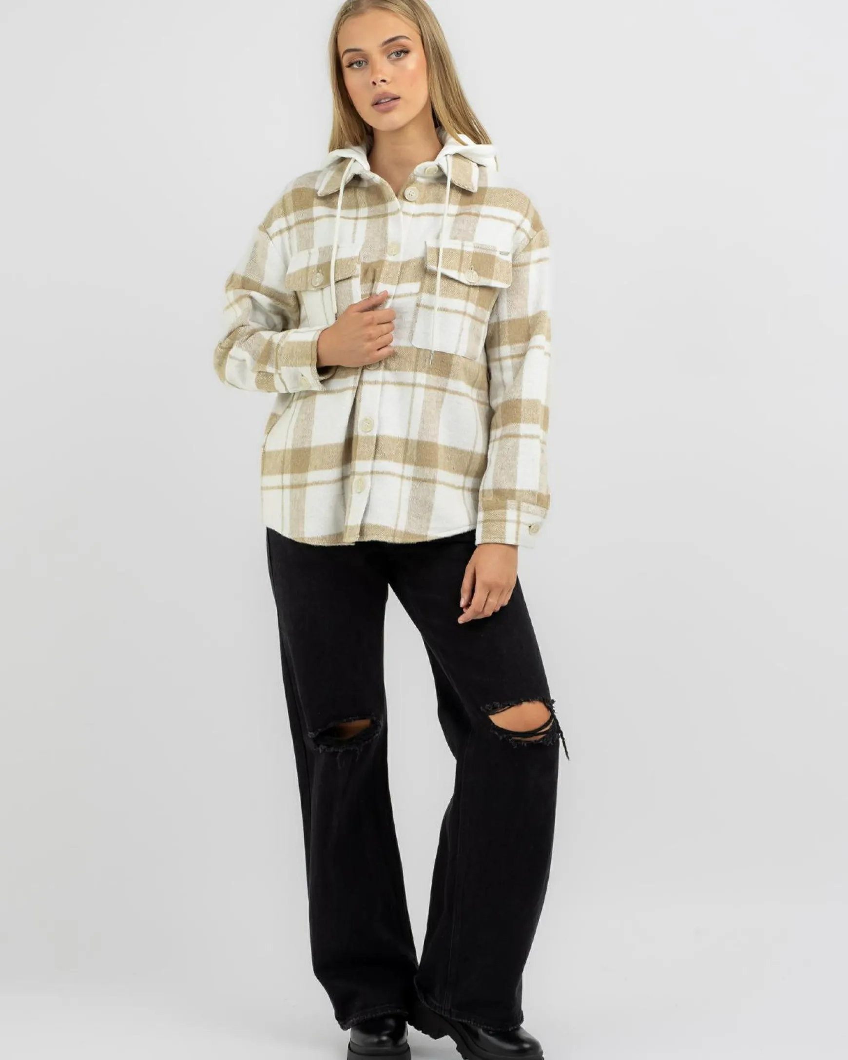 Noah Hooded Shacket