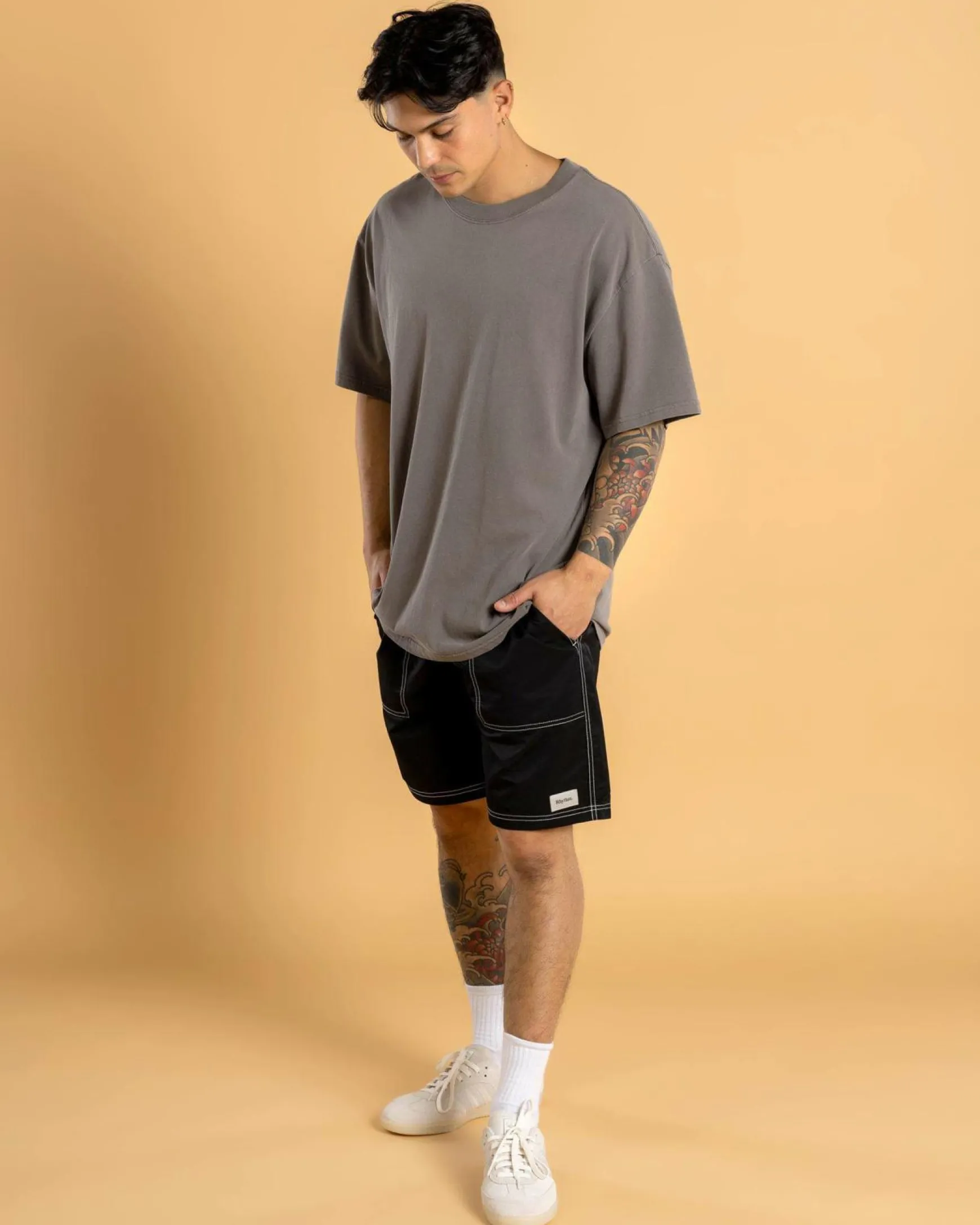 Nylon Fatigue Jam Shorts