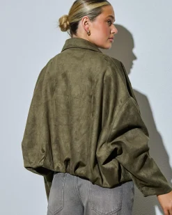 Oliver Faux Suede Jacket