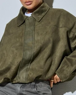 Oliver Faux Suede Jacket