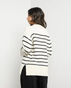 Olivia Stripe Crew Neck Knit Jumper