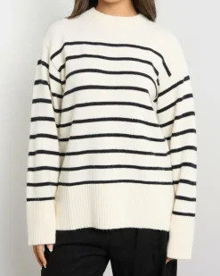 Olivia Stripe Crew Neck Knit Jumper