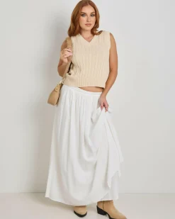 On Campus Cable Knit Vest