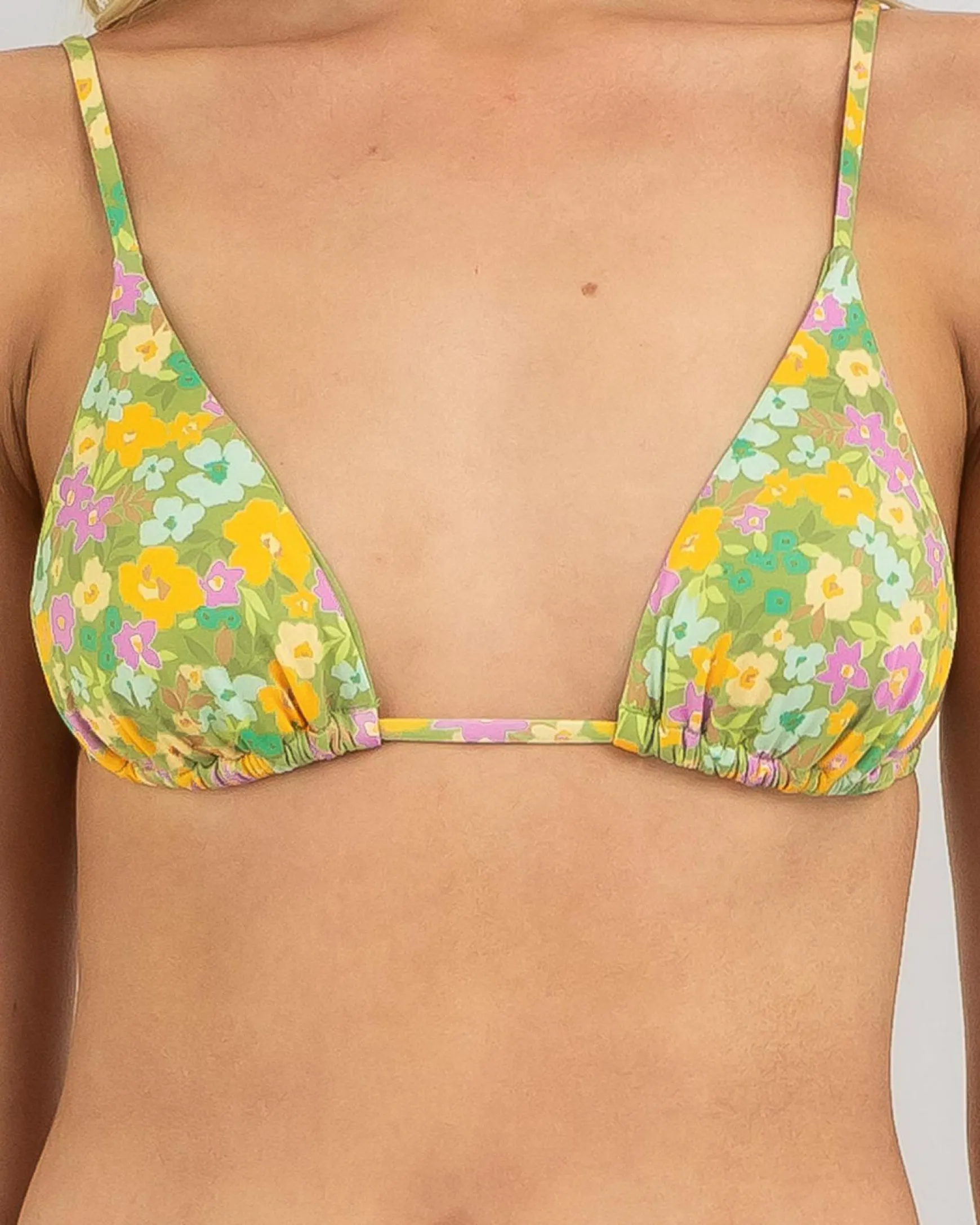 On The Bright Side Tall Sliding Triangle Bikini Top