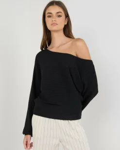Ophelia Off Shoulder Knit Jumper
