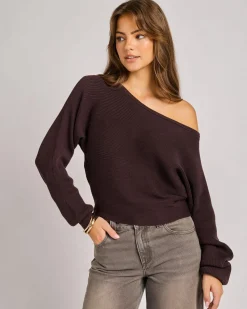 Ophelia Off Shoulder Knit Jumper