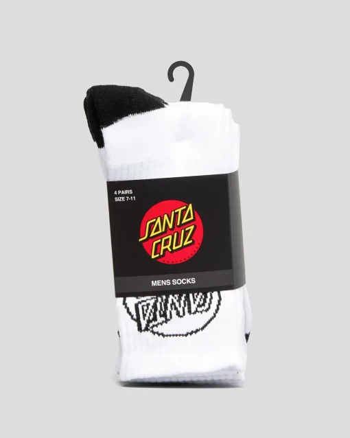 Opus Dot Crew Socks 4 Pack