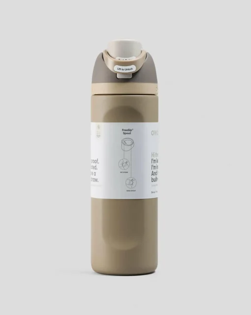 24oz FreeSip Stainless Steel Water Bottle