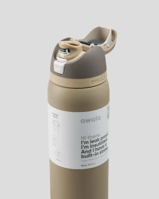 32oz FreeSip Stainless Steel Water Bottle