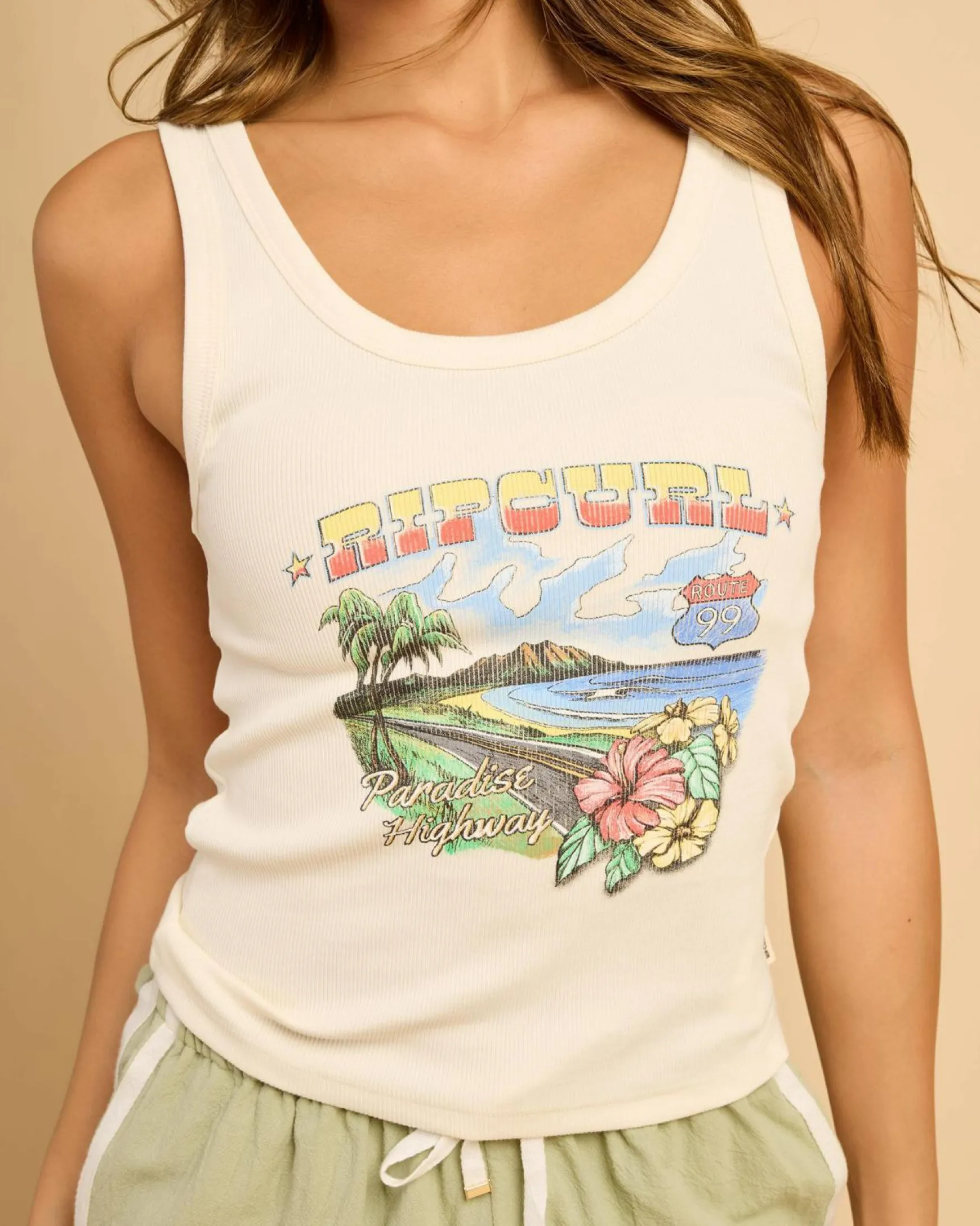 Pacific Rider Ribbed Tank Top