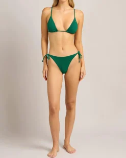Palm Shadows Tiki Triangle Bikini Top