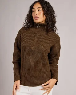Payton Half Zip Knit Jumper