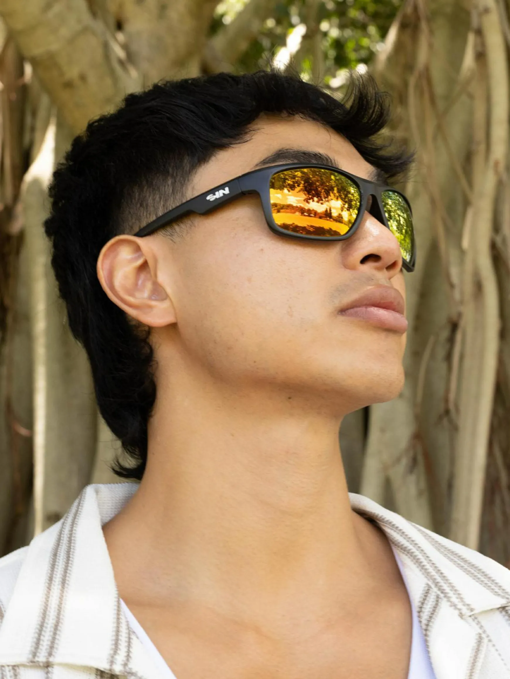 Peccant Rubber Polarised Sunglasses