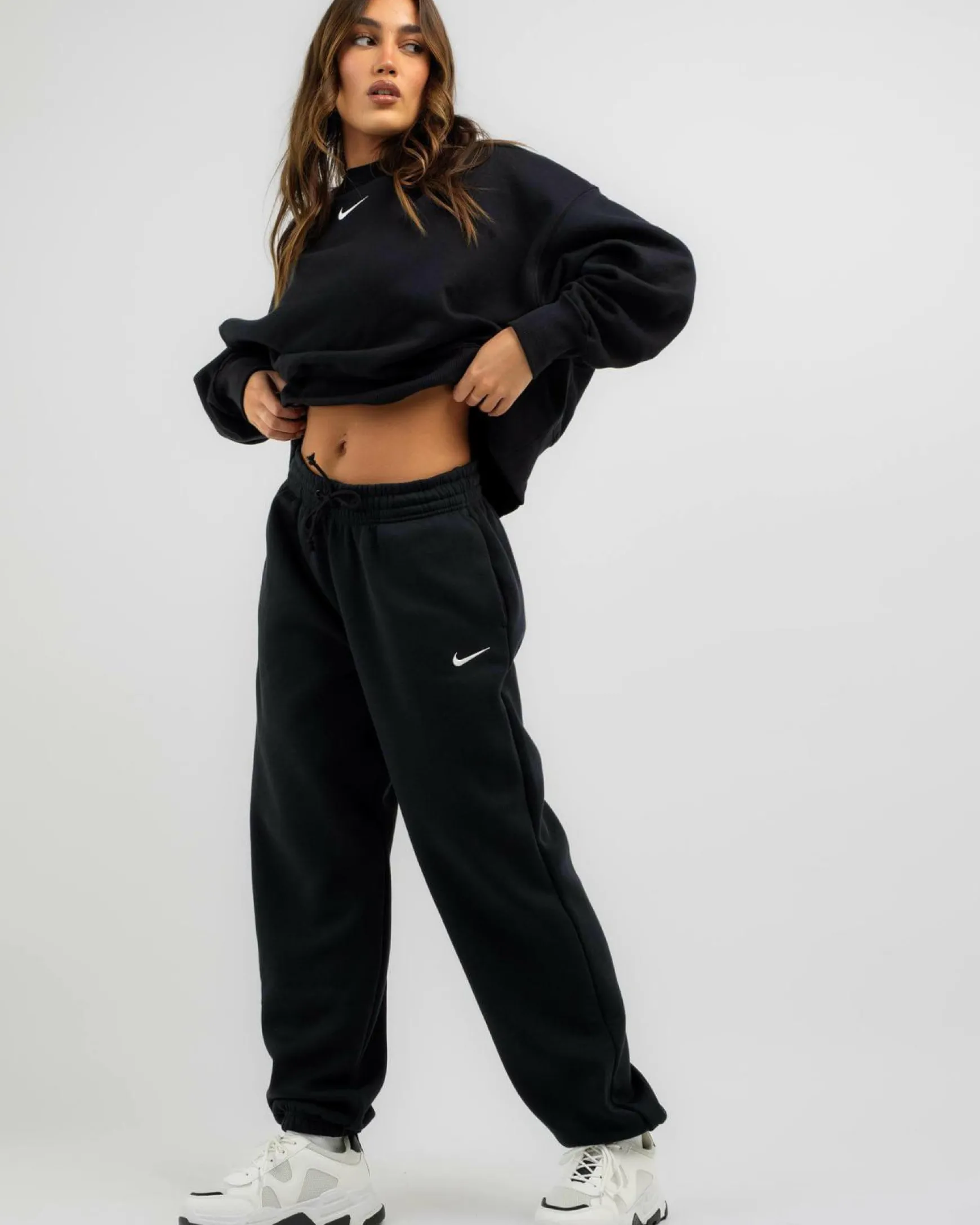 Phoenix High-Waisted Oversized Track Pants