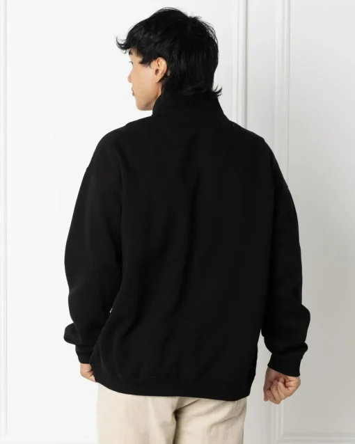 Pill Icon 1/4 Zip Crewneck Sweatshirt