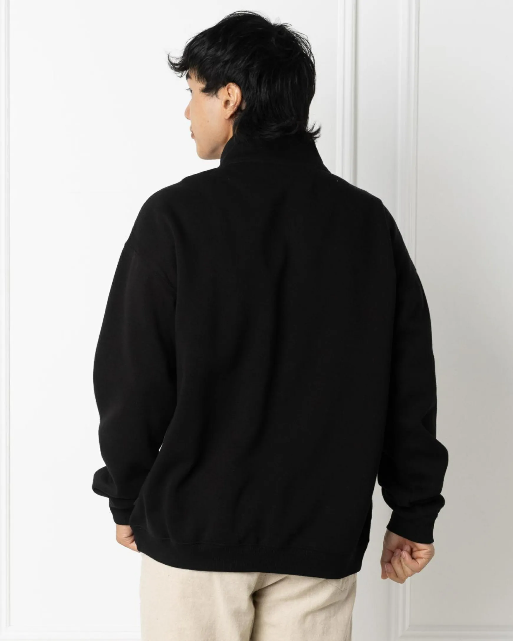 Pill Icon 1/4 Zip Crewneck Sweatshirt