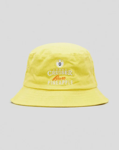 Pineapple Cord Bucket Hat