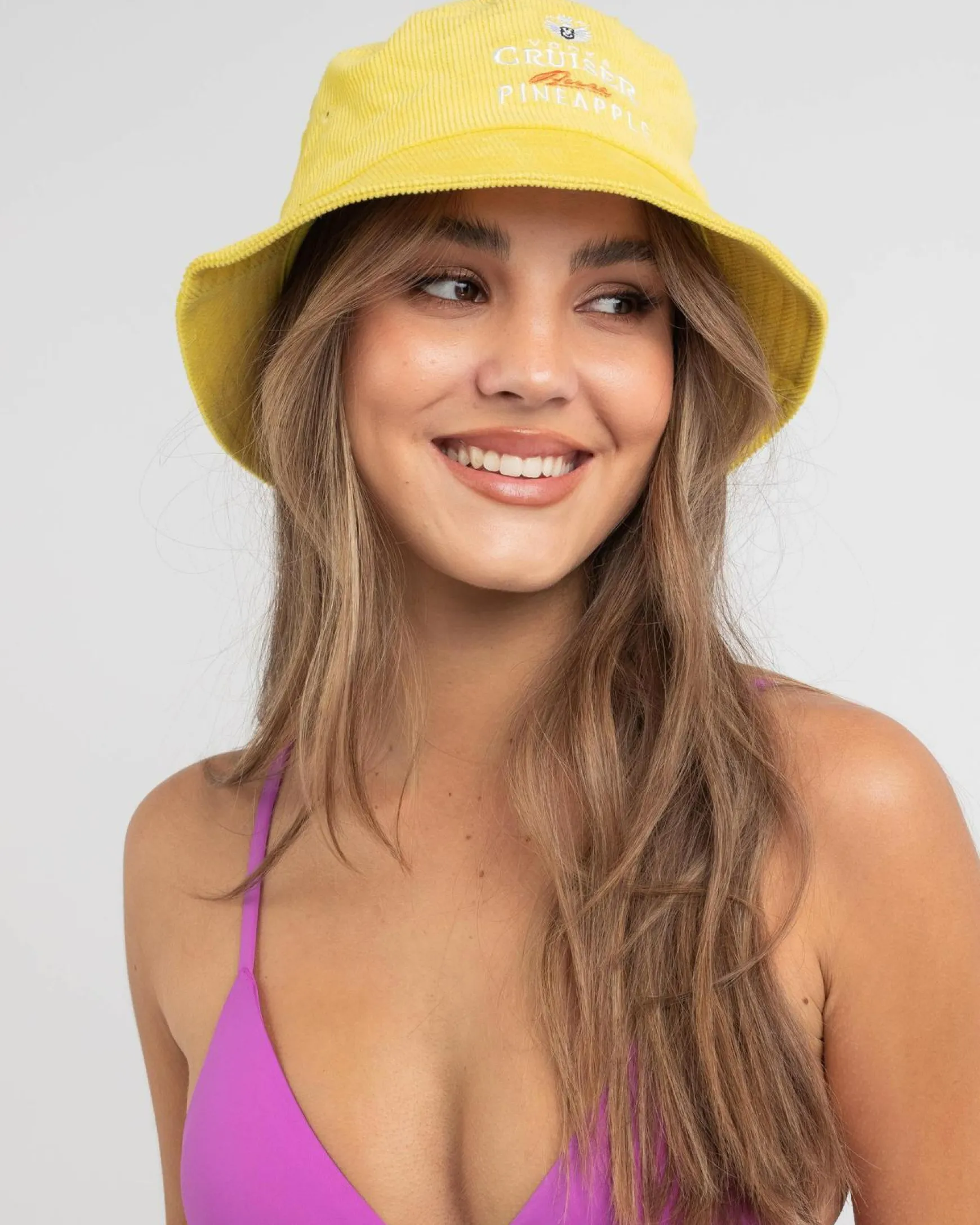 Pineapple Cord Bucket Hat