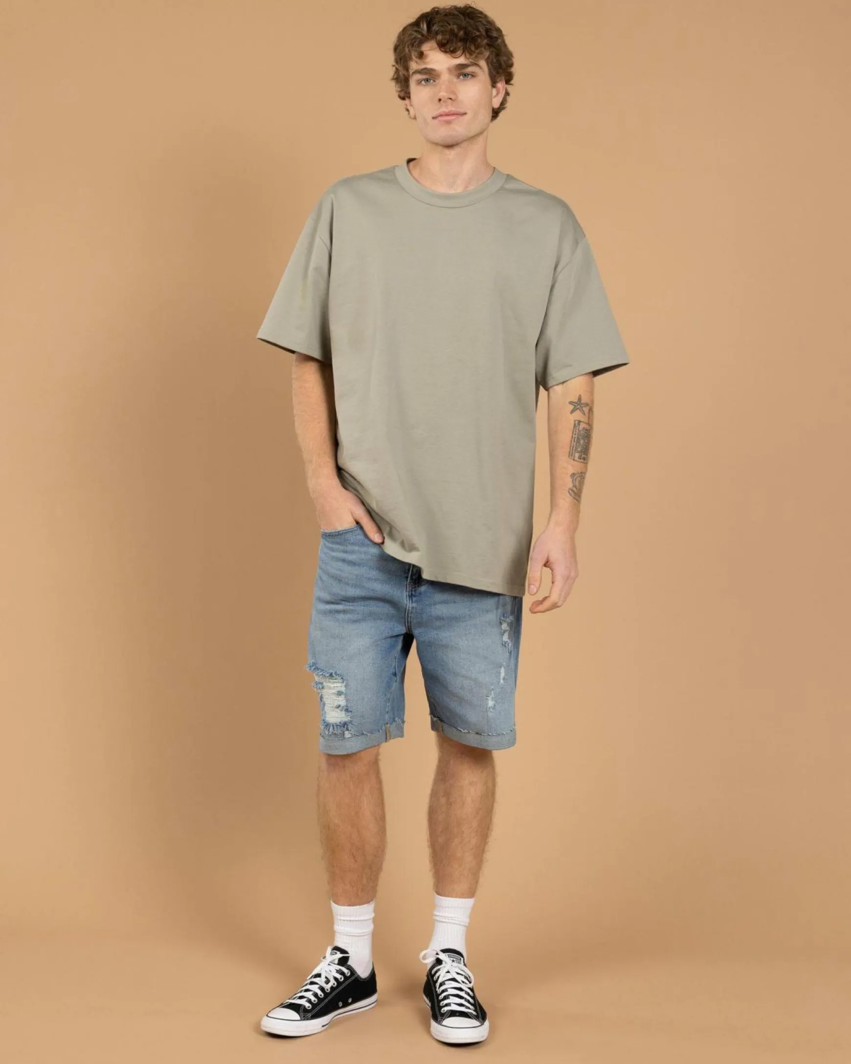 Qualify Denim Walk Shorts