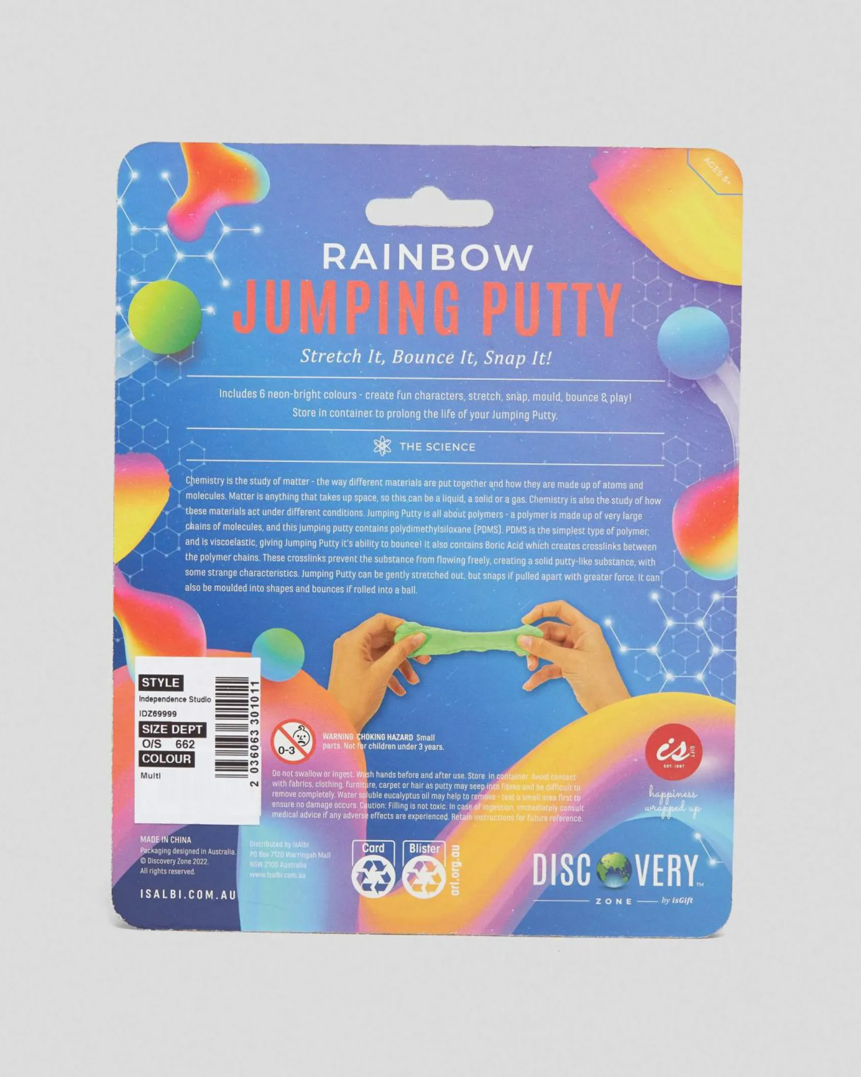 Rainbow Jumping Putty