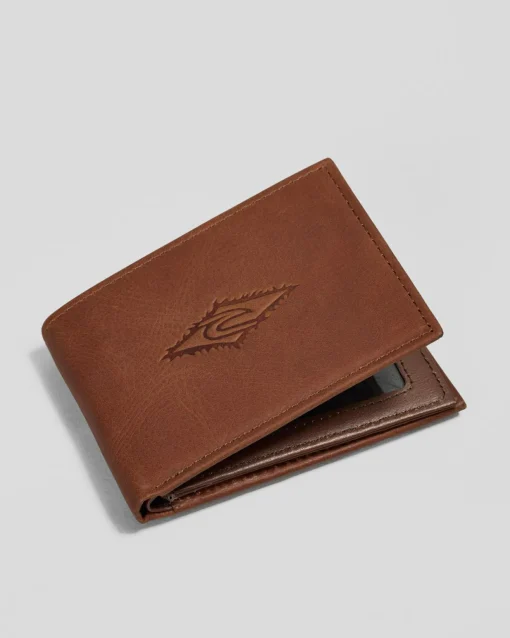 Raw Energy RFID Slim Leather Wallet