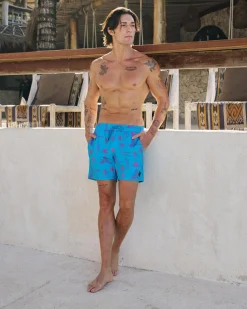 Recline Elastic Waist Shorts