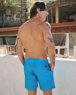 Recline Elastic Waist Shorts