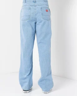 Relaxed Straight Fit Denim Jeans