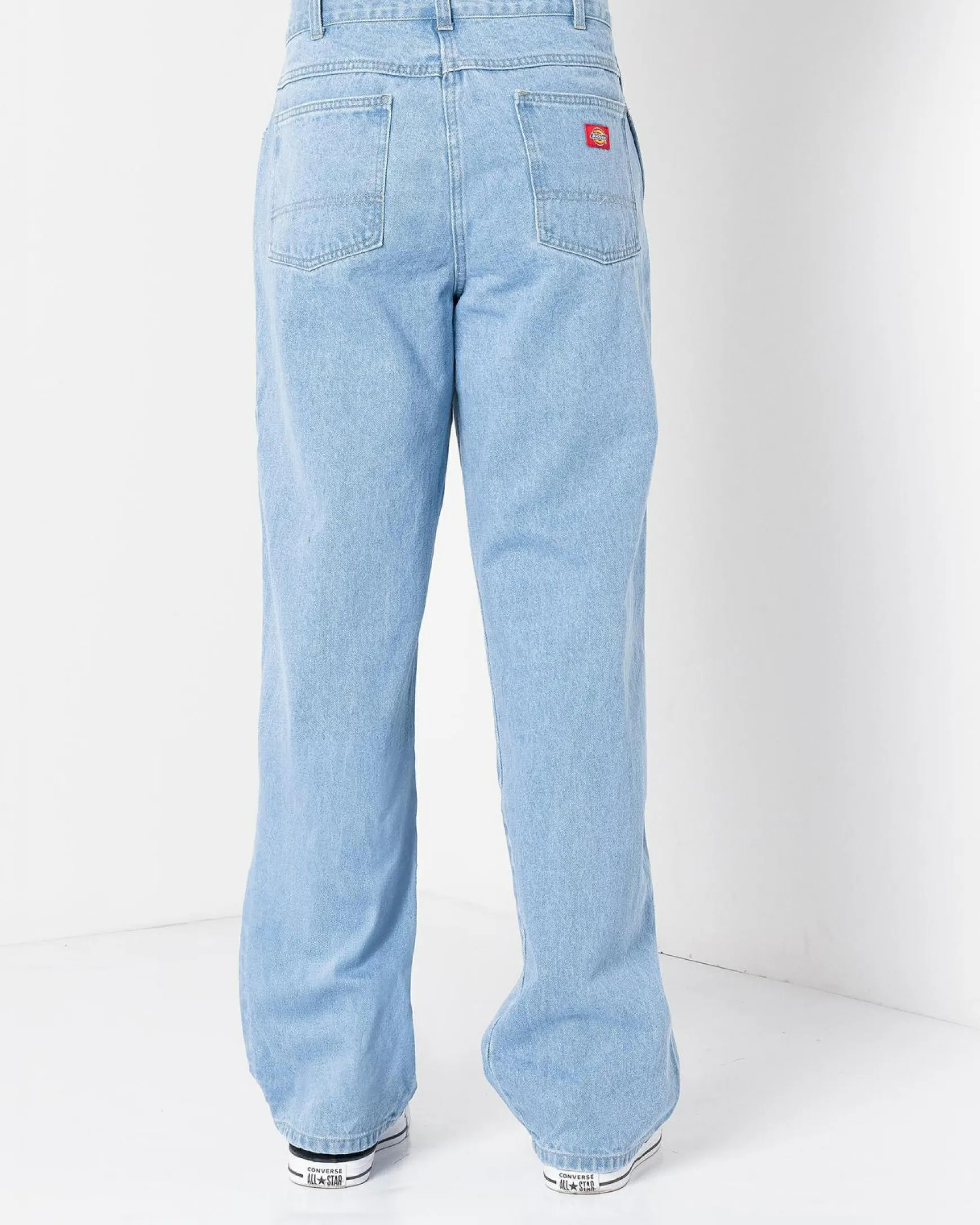 Relaxed Straight Fit Denim Jeans