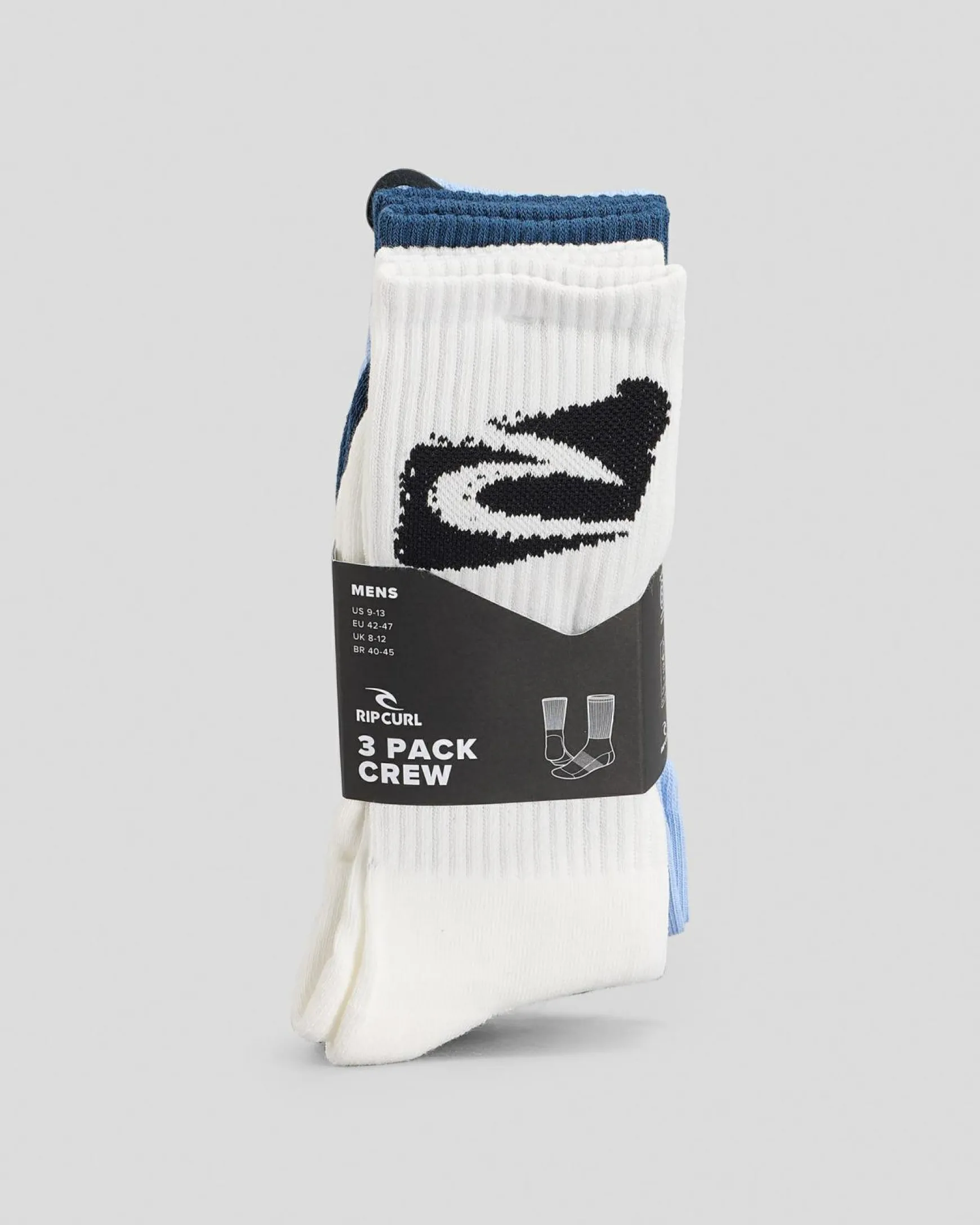 Retro Crew Socks 3 Pack