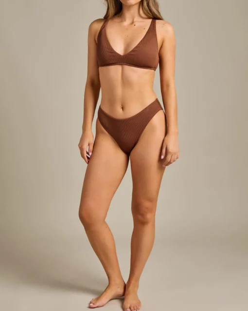 Rib Roxy Love The Oceana V Bikini Top