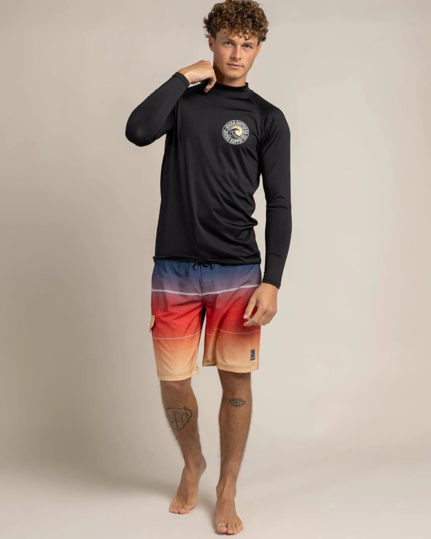 Rising Sun Long Sleeve Rash Vest