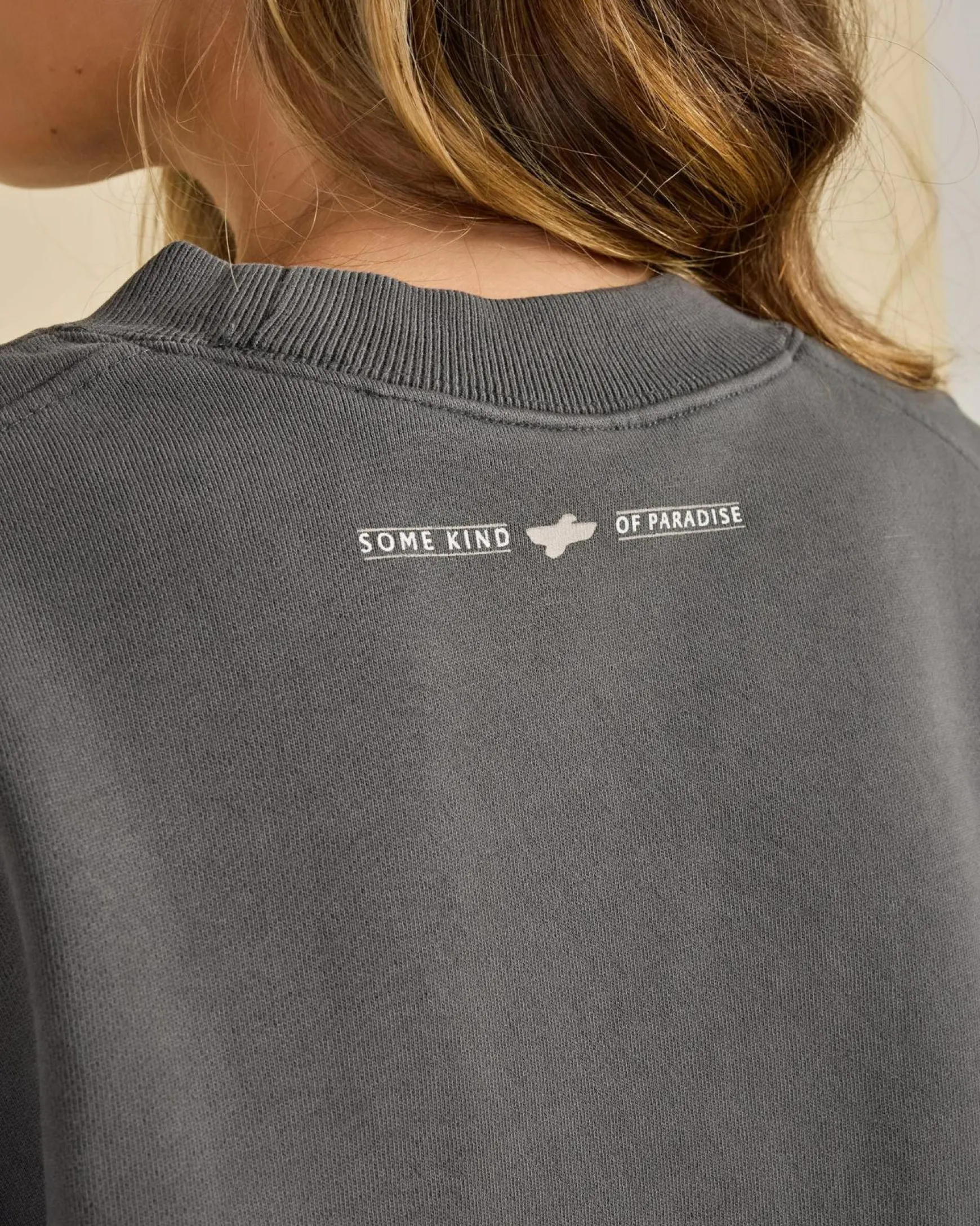 Road To Paradise Cocoon Panel Crew Sweatshirt