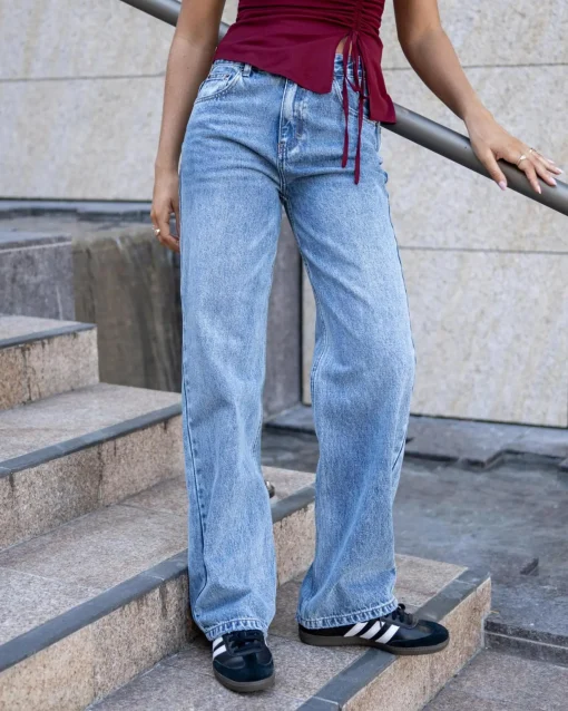 Rocker Straight Leg Jeans