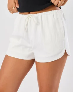 Saddie Cupro Shorts