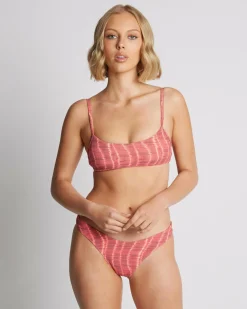Sahara Tie Dye Crop Bikini Top