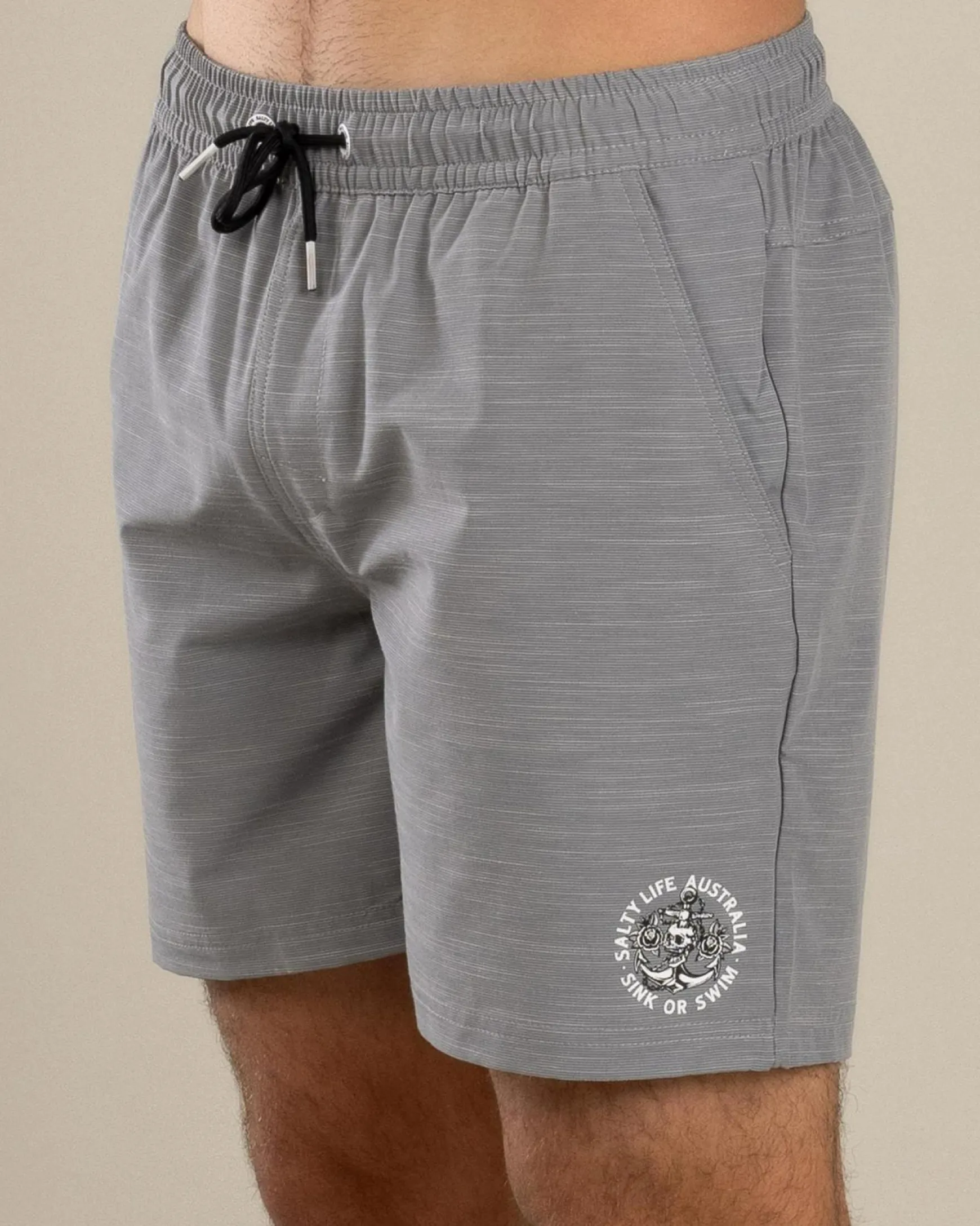 Sail Elastic Waist Shorts