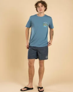 Sail Elastic Waist Shorts