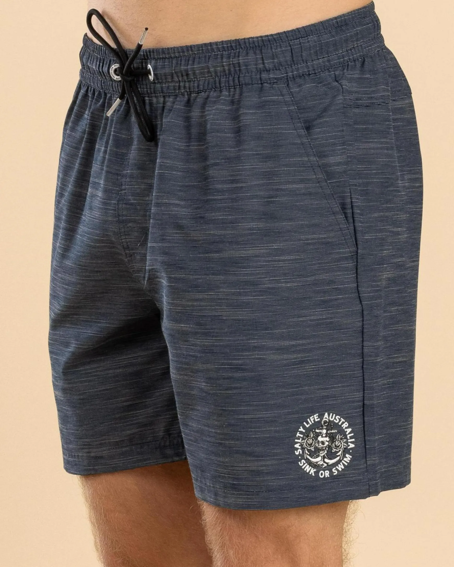 Sail Elastic Waist Shorts