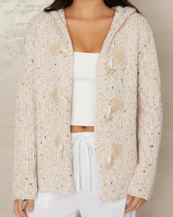 Sam Hooded Knit Cardigan