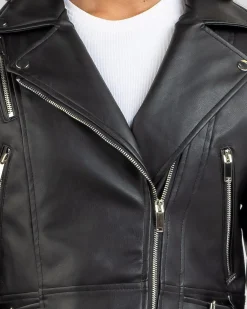 Sandy Faux Leather Jacket