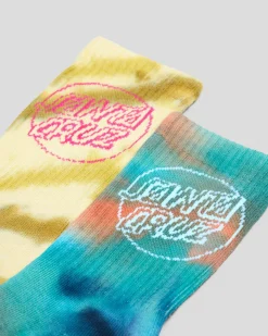 Santa Cruz Boys' Opus Dot Crew Socks 2 Pack