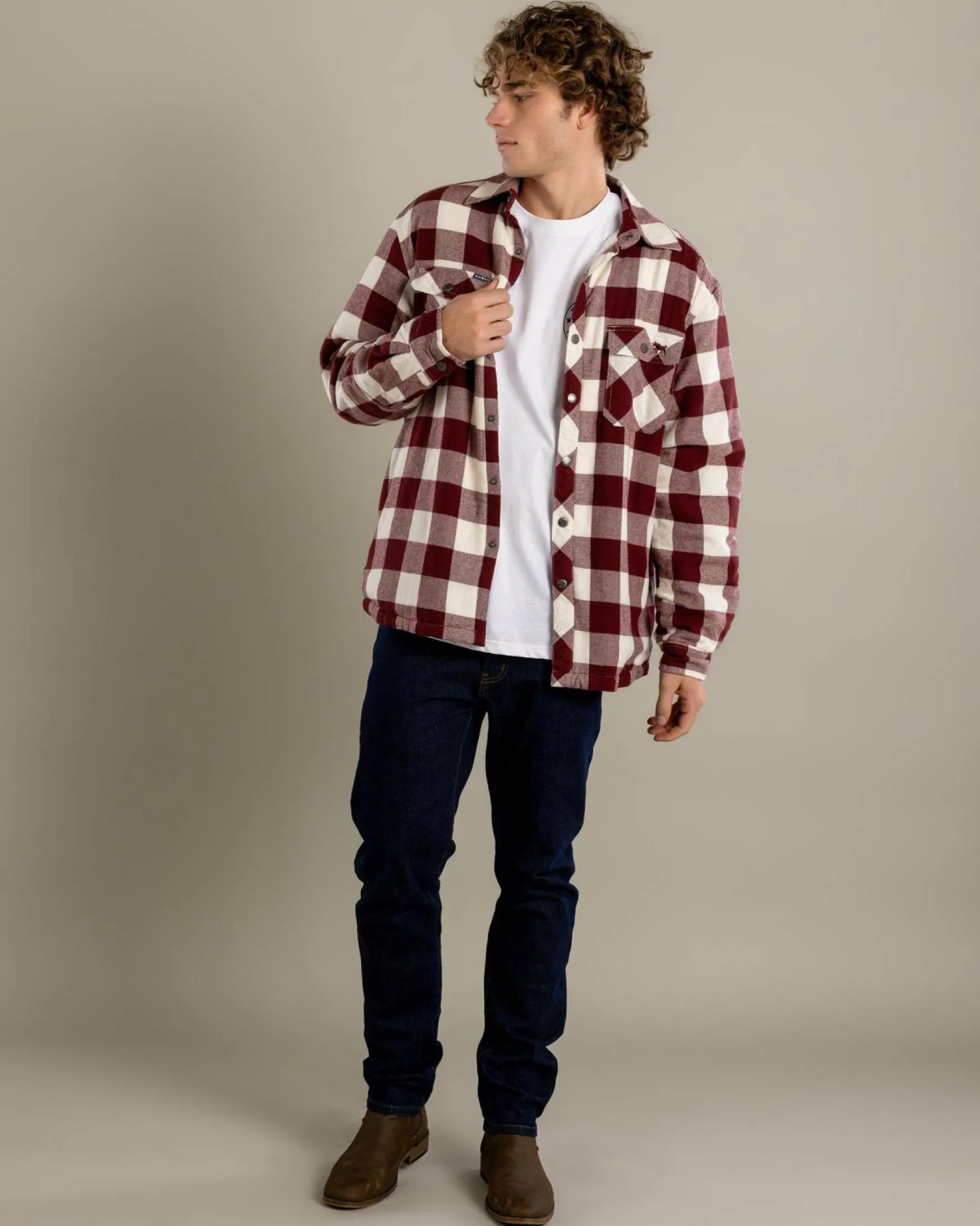 Sawyer Sherpa Flannel Jacket