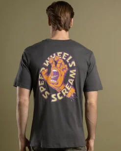 Screaming Hand Scream Strip Front T-Shirt