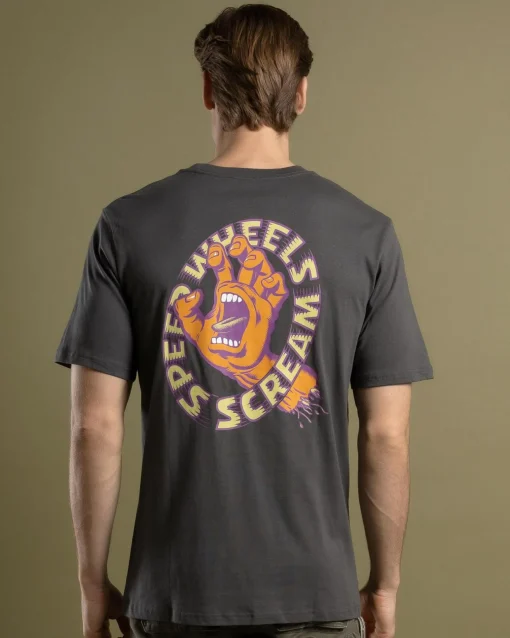Screaming Hand Scream Strip Front T-Shirt