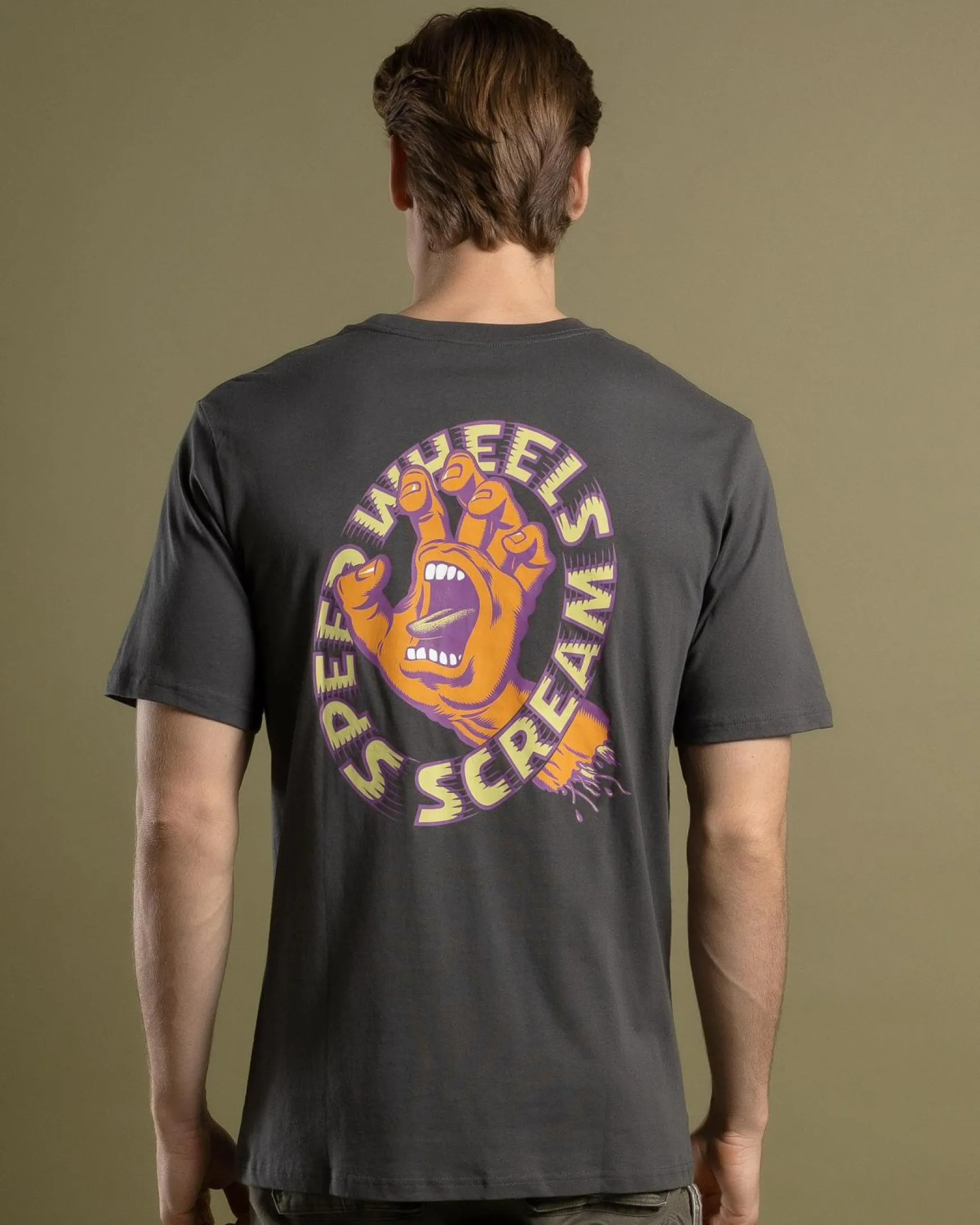 Screaming Hand Scream Strip Front T-Shirt