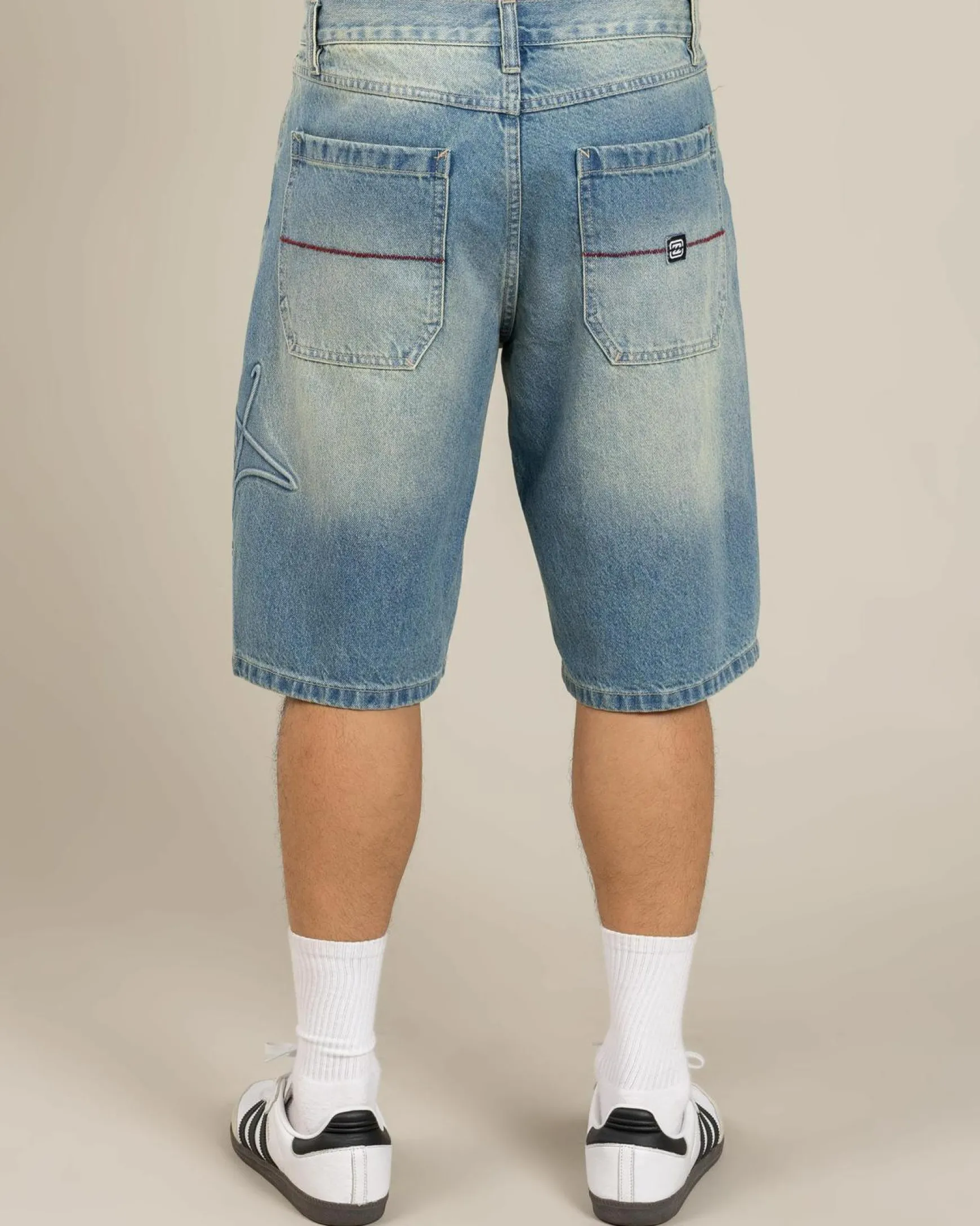 Script Smoko Denim Shorts