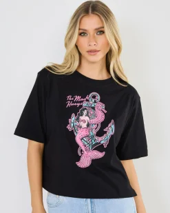 Seahorse Anchor Boxy T-Shirt