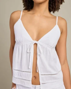 Seraphina Hawaii Tie Front Top